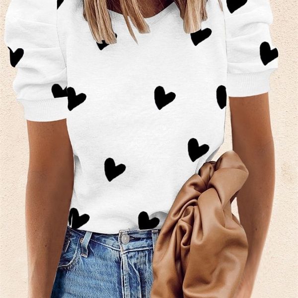 summer letter print fashion t shirts women elegant puff short sleeve tee shirt casual o-neck lady pullover streetwear, White
summer letter print fashion t shirts women elegant puff short sleeve tee shirt casual o-neck lady pullover streetwear, White