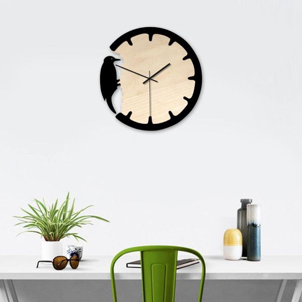 wall clocks retro clock home wooden round shape woodpecker decorative art unique gift for teacher - without batteries
wall clocks retro clock home wooden round shape woodpecker decorative art unique gift for teacher - without batteries