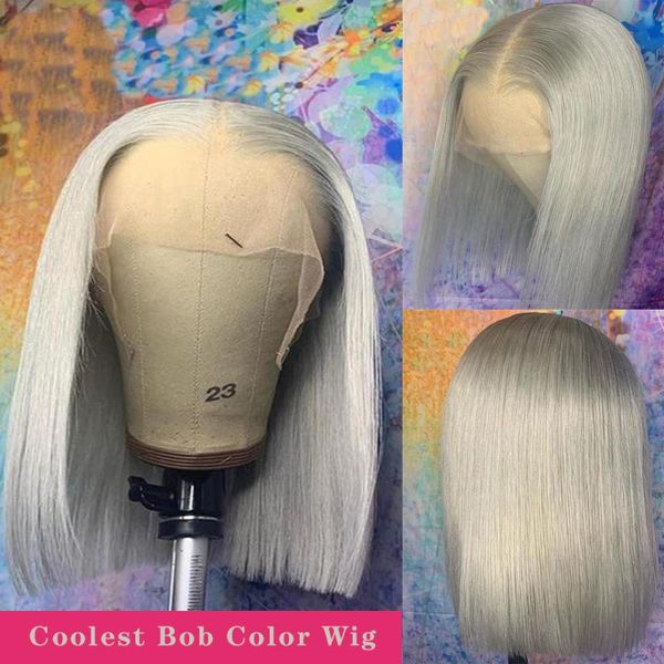 lace wigs short bob grey human hair wig transparent front for women preplucked closure 13x4 brazilian remy, Black;brown
lace wigs short bob grey human hair wig transparent front for women preplucked closure 13x4 brazilian remy, Black;brown