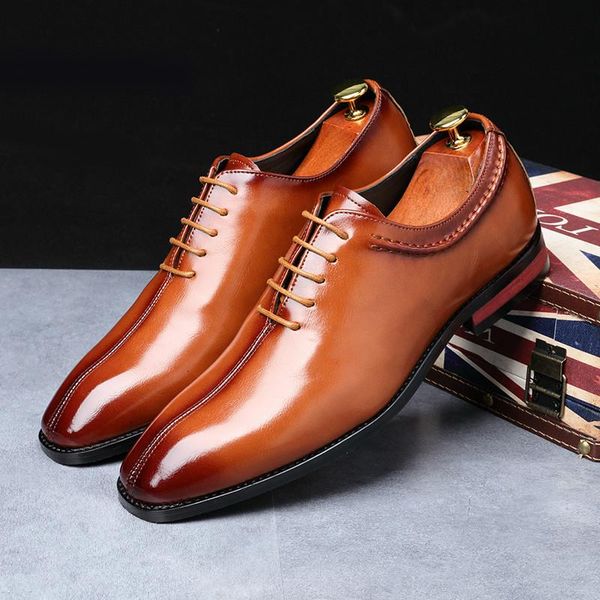 dress shoes 2021 est men designer business office lace-up loafers casual driving men's flat party leather 3 color, Black
dress shoes 2021 est men designer business office lace-up loafers casual driving men's flat party leather 3 color, Black