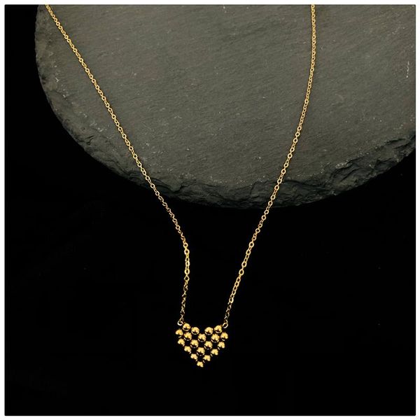 pendant necklaces timeless wonder titanium braided beads heart necklace women jewelry kpop designer ins gift goth egirl japan cute not fade, Silver
pendant necklaces timeless wonder titanium braided beads heart necklace women jewelry kpop designer ins gift goth egirl japan cute not fade, Silver