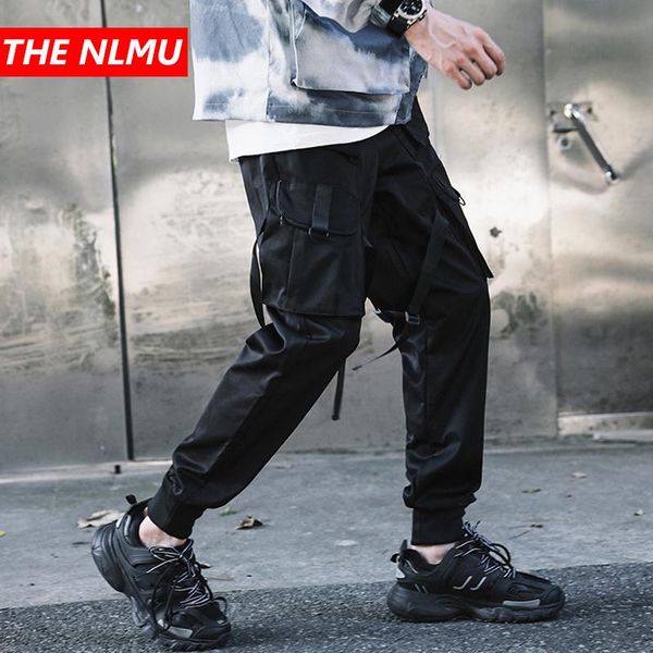 men ribbon elastic waist design harem pant 2021 streetwear punk hip hop casual trousers joggers male dancing wg995 men's pants, Black
men ribbon elastic waist design harem pant 2021 streetwear punk hip hop casual trousers joggers male dancing wg995 men's pants, Black