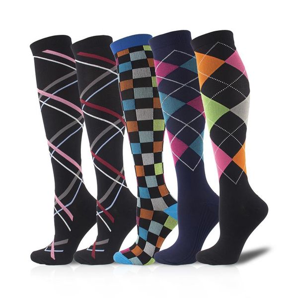 compression knee high sock 5 pairs per set running men women socks sports outdoor tennis sport, Black
compression knee high sock 5 pairs per set running men women socks sports outdoor tennis sport, Black