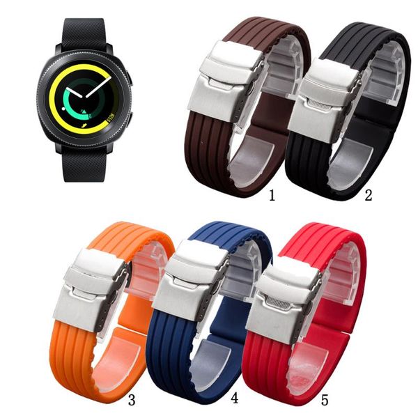 watch bands 20mm 22mm soft silicone band rubber strap for samsung gear sport s4 active 2/ watch3 41mm replacement, Black;brown
watch bands 20mm 22mm soft silicone band rubber strap for samsung gear sport s4 active 2/ watch3 41mm replacement, Black;brown