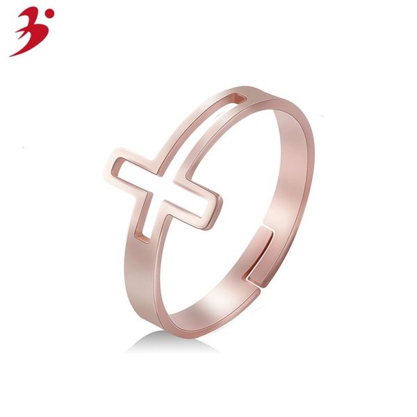 christian jesus cross rose gold opening female personality trendsetter stainless steel index finger ring, Black
christian jesus cross rose gold opening female personality trendsetter stainless steel index finger ring, Black