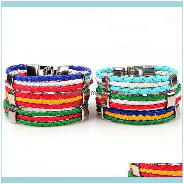 tennis jewelrytennis national flag leather bracelet shellhard men women weave braided handmade rope wristband bracelets bangles jewel, Golden;silver
tennis jewelrytennis national flag leather bracelet shellhard men women weave braided handmade rope wristband bracelets bangles jewel, Golden;silver