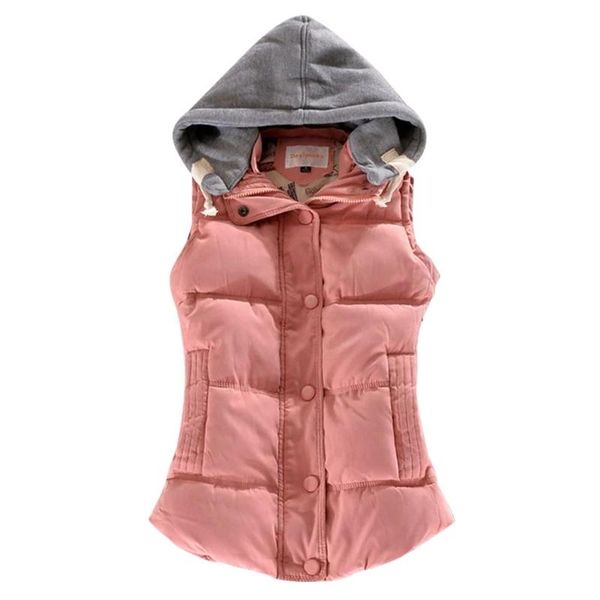 women's vests women sleeveless jacket hooded zipper pockets ladies autumn winter vest casual solid slim waistcoat for female 2021 fashi, Black;white
women's vests women sleeveless jacket hooded zipper pockets ladies autumn winter vest casual solid slim waistcoat for female 2021 fashi, Black;white