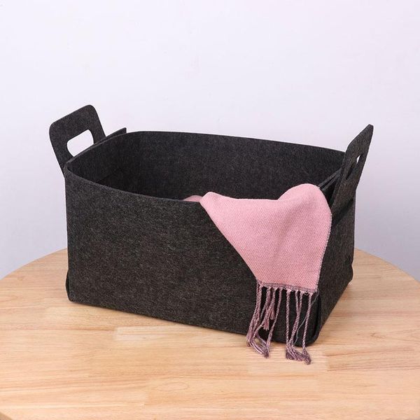 storage baskets felt portable basket foldable dirty clothes large capacity children's toy box non-woven black
storage baskets felt portable basket foldable dirty clothes large capacity children's toy box non-woven black
