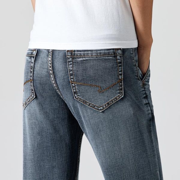 men spring autumn jeans anti-theft zipper denim pants casual blue straight cotton men's smart clothing size 38 40 
men spring autumn jeans anti-theft zipper denim pants casual blue straight cotton men's smart clothing size 38 40