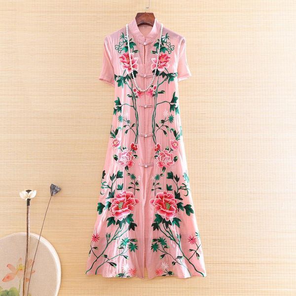 ethnic clothing high-end summer women chinese style floral qipao embroidery peony elegant lady a-line cheongsam 2 pieces dress s-xxl1, Red
ethnic clothing high-end summer women chinese style floral qipao embroidery peony elegant lady a-line cheongsam 2 pieces dress s-xxl1, Red
