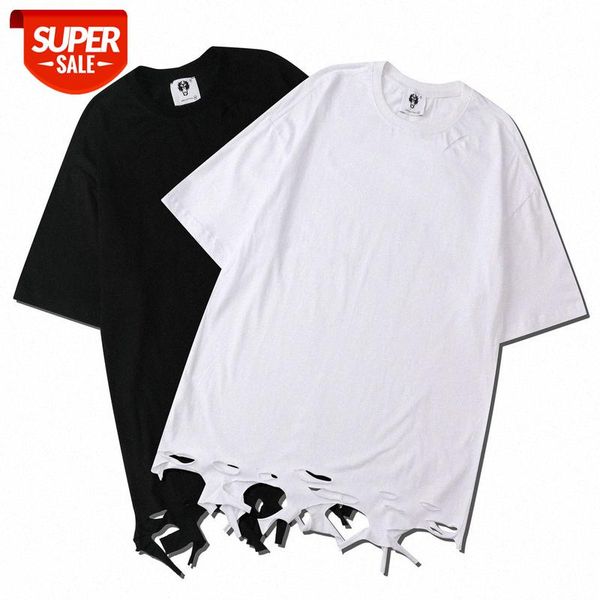 men's foundation solid color round neck destruction oversized short-sleeved t-shirt #fg26, White;black
men's foundation solid color round neck destruction oversized short-sleeved t-shirt #fg26, White;black