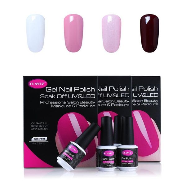 nail art kits clavuz 4pcs gel polish set need soak off manicure led lamp for semi permanent box gift kit vernis sets
nail art kits clavuz 4pcs gel polish set need soak off manicure led lamp for semi permanent box gift kit vernis sets
