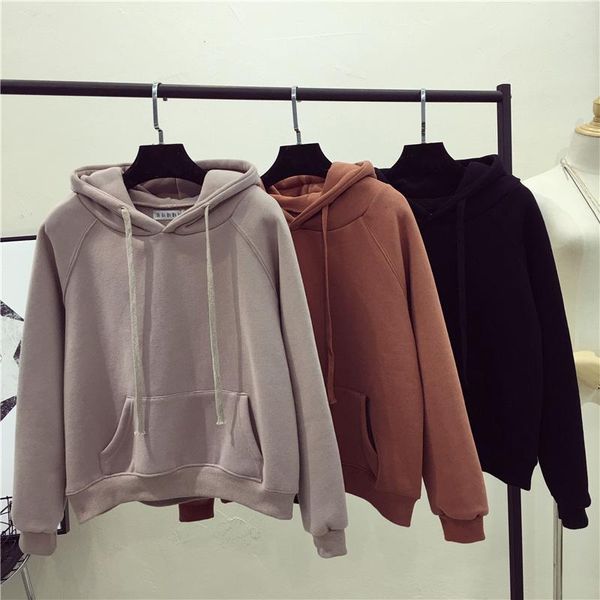 hoodies hoodies women winter plus velvet kawaii loose solid hooded full sleeve womens pullover warm leisure korean ladies sweatshir, Black
hoodies hoodies women winter plus velvet kawaii loose solid hooded full sleeve womens pullover warm leisure korean ladies sweatshir, Black
