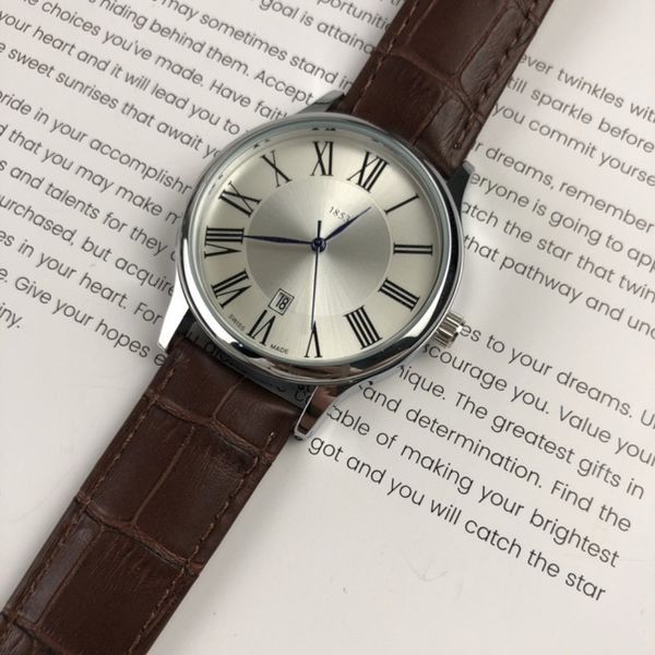 new 2021 luxury three stitches quartz watch designer watches ts 1853 brand leather strap mens fashion accessories, Slivery;brown
new 2021 luxury three stitches quartz watch designer watches ts 1853 brand leather strap mens fashion accessories, Slivery;brown