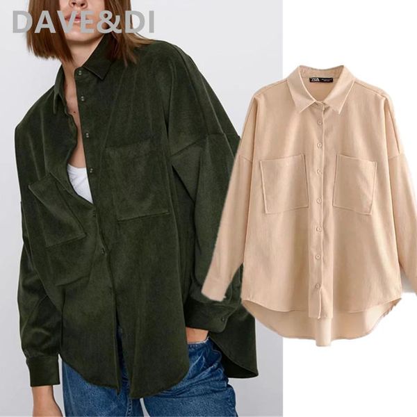 dave&di spring vintage boyfriend oversize corduroy blouse women blusas mujer de moda 2021 shirt womens and plus size women's blouses &, White
dave&di spring vintage boyfriend oversize corduroy blouse women blusas mujer de moda 2021 shirt womens and plus size women's blouses &, White