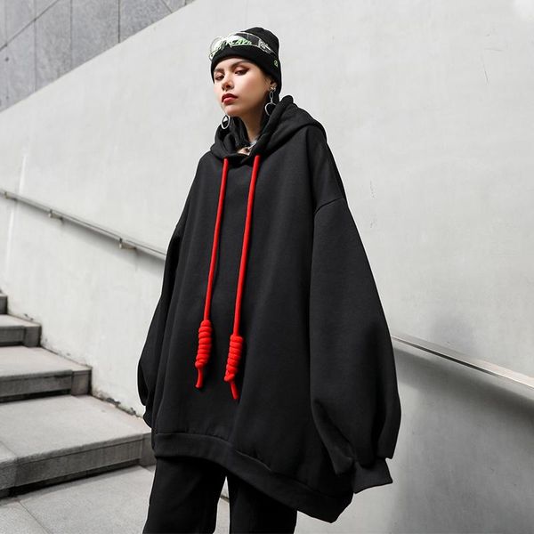 fit black loose drawstring sweatshirt hooded long sleeve women big size fashion tide autumn winter 2021 1dd2108 women's hoodies & sweat
fit black loose drawstring sweatshirt hooded long sleeve women big size fashion tide autumn winter 2021 1dd2108 women's hoodies & sweat