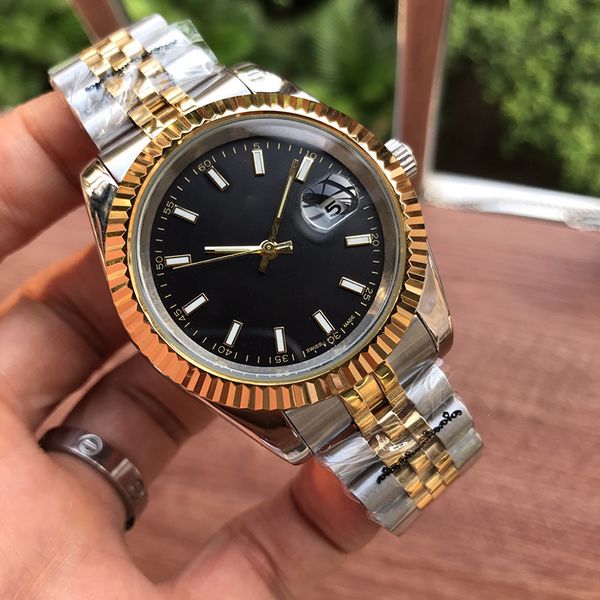 mens watch couple watches automatic mechanical wristwatch 41mm 36mm ladies wristwatches stainless steel strap sapphire mirror waterproof des, Slivery;brown
mens watch couple watches automatic mechanical wristwatch 41mm 36mm ladies wristwatches stainless steel strap sapphire mirror waterproof des, Slivery;brown