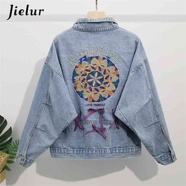 autumn embroidery denim jacket winter jeans women solid color coat chic outwear slim s-xl 210426, Black;brown
autumn embroidery denim jacket winter jeans women solid color coat chic outwear slim s-xl 210426, Black;brown
