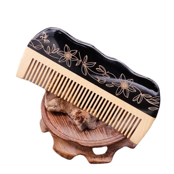 hair brushes golden sandal horn comb household hair-raising stitching lettering anti-static massage hairdressing, Silver
hair brushes golden sandal horn comb household hair-raising stitching lettering anti-static massage hairdressing, Silver