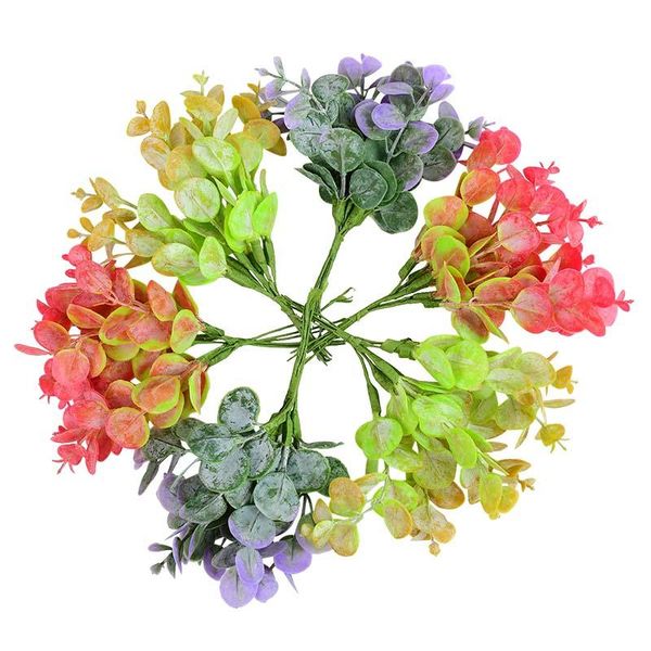 12pcs artificial plant eucalyptus leaves plastic green plants fake leaf diy home wedding forest style decoration decorative flowers & wreath
12pcs artificial plant eucalyptus leaves plastic green plants fake leaf diy home wedding forest style decoration decorative flowers & wreath