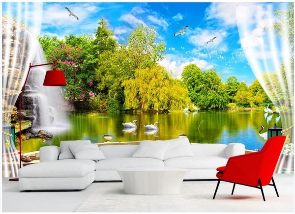 wallpapers 3d wallpaper custom po mural waterfall pond forest natural scenery background home decor living room for walls 3 d
wallpapers 3d wallpaper custom po mural waterfall pond forest natural scenery background home decor living room for walls 3 d