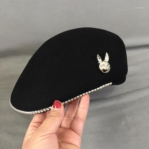 54-56cm 56-58cm 58-60cm small head lady winter chic diamond beret cap women party formal 100% wool felt sboy hats berets, Blue;gray
54-56cm 56-58cm 58-60cm small head lady winter chic diamond beret cap women party formal 100% wool felt sboy hats berets, Blue;gray
