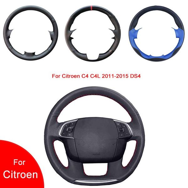 steering wheel covers breathable punch hand-stitched black artificial leather car cover for c4 c4l 2011-2021 ds4
steering wheel covers breathable punch hand-stitched black artificial leather car cover for c4 c4l 2011-2021 ds4