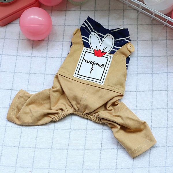 the dog clothes pet four legged thin clothing teddy bear small dog puppies summer rabbit ear casual suspenders
the dog clothes pet four legged thin clothing teddy bear small dog puppies summer rabbit ear casual suspenders