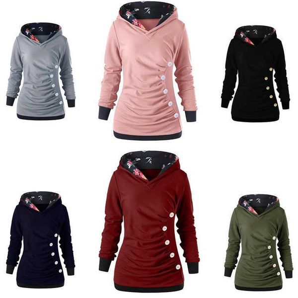 fashion hoodies autumn and winter leisure fashion solid hooded multi color women's sweater, Black
fashion hoodies autumn and winter leisure fashion solid hooded multi color women's sweater, Black