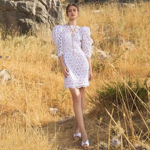 designer 2021 spring summer fashion for women puff party elegant chic white bow dress, Black;gray
designer 2021 spring summer fashion for women puff party elegant chic white bow dress, Black;gray