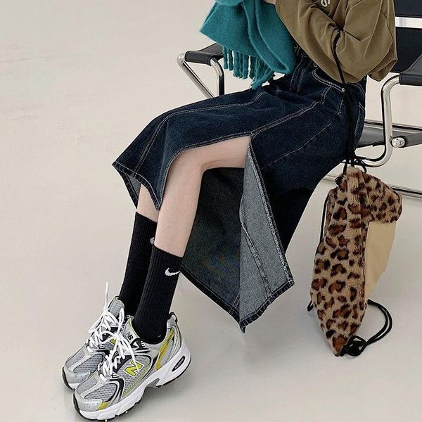 skirts 2021 summer denim women high waist split pockets long jeans casual plus size midi skirt faldas mujer jupe, Black
skirts 2021 summer denim women high waist split pockets long jeans casual plus size midi skirt faldas mujer jupe, Black