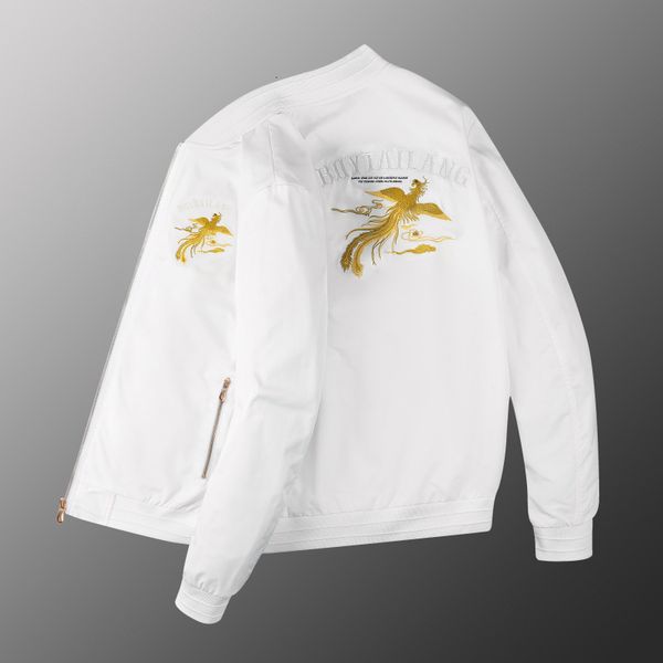 2021 spring and autumn chine culture clothing phoenix embroidered brand et men's casual flying suit, Black;brown
2021 spring and autumn chine culture clothing phoenix embroidered brand et men's casual flying suit, Black;brown