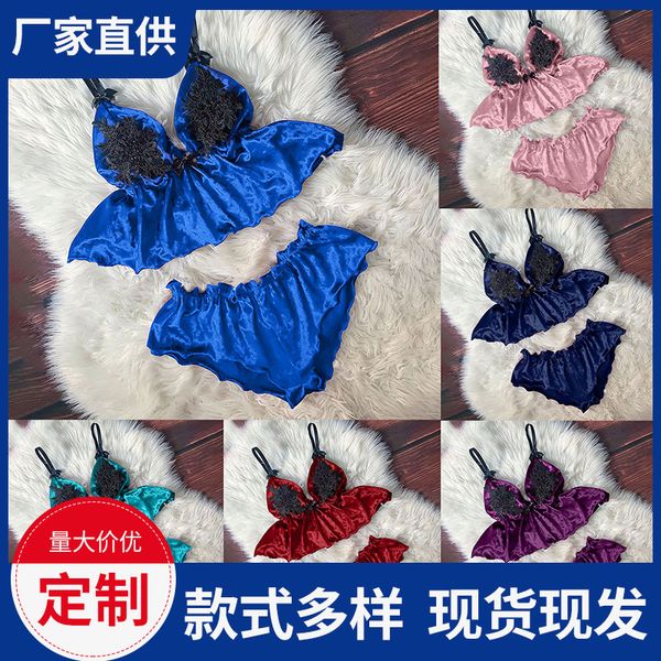 satin underwear pajamas production, Red;black
satin underwear pajamas production, Red;black