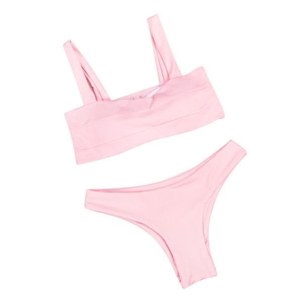 women's swimwear bikini 2021 wrap chest camisole splicing high elastic force breast pad bikinis set women swimsuit biquini mayo, White;black
women's swimwear bikini 2021 wrap chest camisole splicing high elastic force breast pad bikinis set women swimsuit biquini mayo, White;black