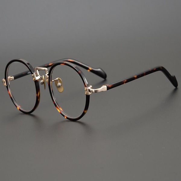 fashion sunglasses frames japanese handmade acetate optical eyewear men retro pure titanium round eyeglasses prescription myopia computer gl, Black
fashion sunglasses frames japanese handmade acetate optical eyewear men retro pure titanium round eyeglasses prescription myopia computer gl, Black