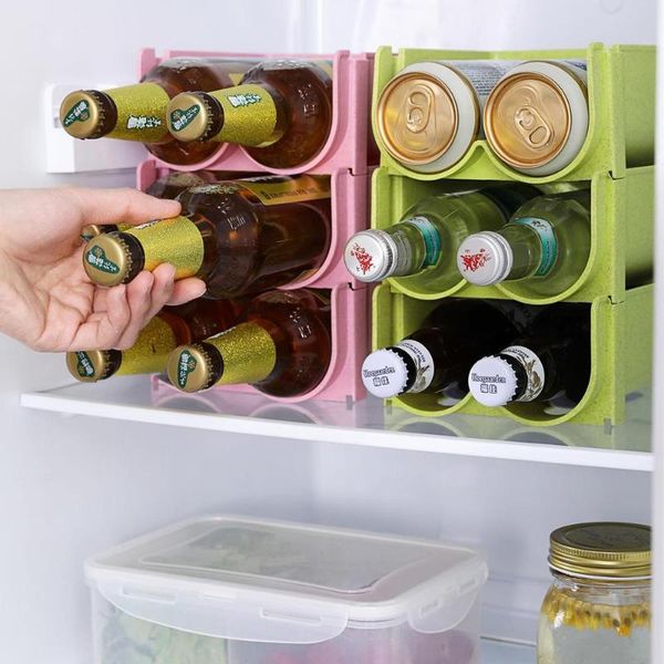 kitchen storage & organization refrigerator organizer 3-layers plastic rack shelf can beer wine bottle holder fridge shelves
kitchen storage & organization refrigerator organizer 3-layers plastic rack shelf can beer wine bottle holder fridge shelves