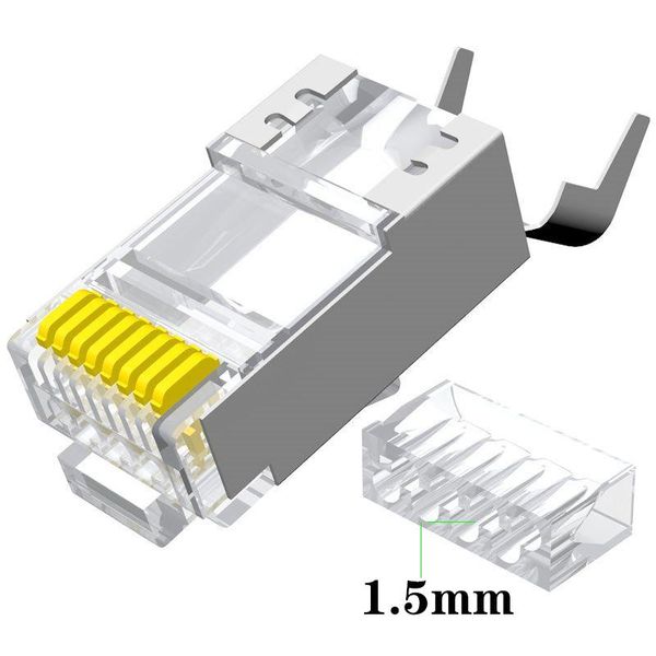 connector network cable 10pcs cat7 rj45 1.5mm cat 7 crystal plug shielded ftp modular computer cables & connectors
connector network cable 10pcs cat7 rj45 1.5mm cat 7 crystal plug shielded ftp modular computer cables & connectors
