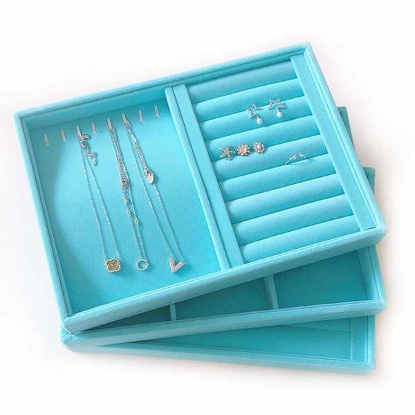 jewelry pouches, bags handmade diy box drawer storage organizer gray soft velvet jewellery earring necklace pendant bracelet tray 8 options, Pink;blue
jewelry pouches, bags handmade diy box drawer storage organizer gray soft velvet jewellery earring necklace pendant bracelet tray 8 options, Pink;blue