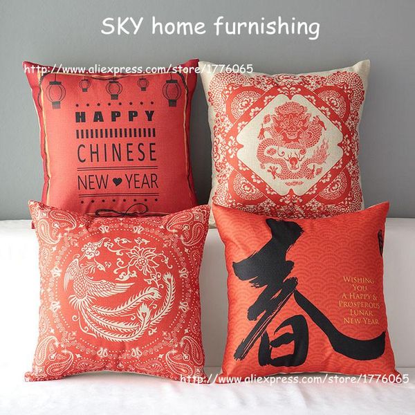 cushion/decorative pillow 45*45 factory wholesale professional custom-made cushion cotton and linen hold coat chinese year style design
cushion/decorative pillow 45*45 factory wholesale professional custom-made cushion cotton and linen hold coat chinese year style design
