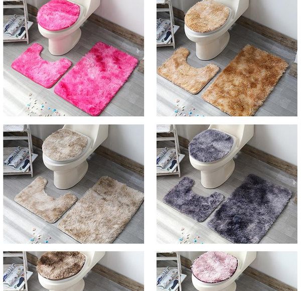 plush toilet seat cover bathroom carpet home el luxury winter warm mould-proof pad anti-slip absorbent three-piece suit bath accessory set
plush toilet seat cover bathroom carpet home el luxury winter warm mould-proof pad anti-slip absorbent three-piece suit bath accessory set