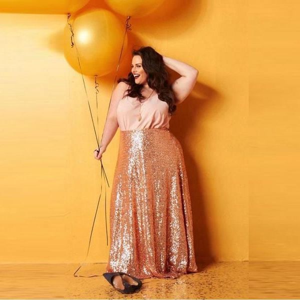 skirts plus size long sequins skirt champagne gold shining sequined maxi for women custom made any formal party gown, Black
skirts plus size long sequins skirt champagne gold shining sequined maxi for women custom made any formal party gown, Black