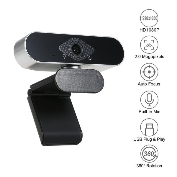 webcams usb webcam 1080p hd computer camera video conference web cam 2 megapixels auto focus 360° rotation
webcams usb webcam 1080p hd computer camera video conference web cam 2 megapixels auto focus 360° rotation
