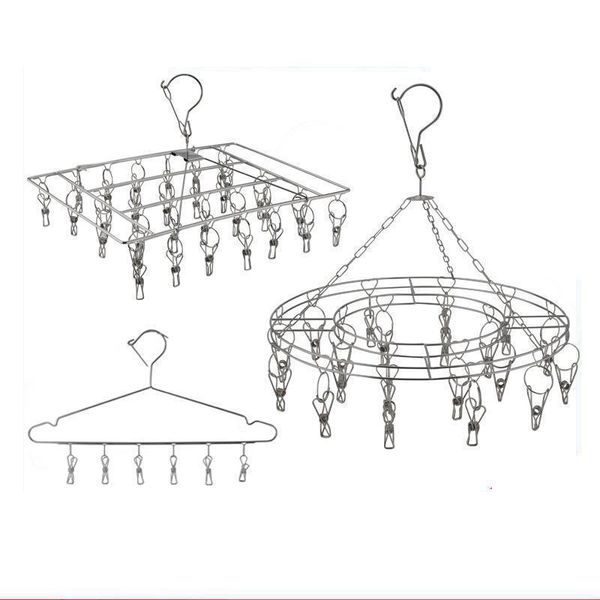 stainless steel hanger multi clip household windproof air drying socks underwear sock rack circular hangers & racks
stainless steel hanger multi clip household windproof air drying socks underwear sock rack circular hangers & racks