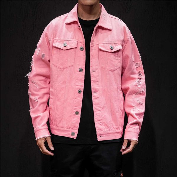 autumn hole denim jacket men ripped cowboy jeans bomber jackets coat male slim fit solid casual coats cotton red plus size 5xl, Black;brown
autumn hole denim jacket men ripped cowboy jeans bomber jackets coat male slim fit solid casual coats cotton red plus size 5xl, Black;brown