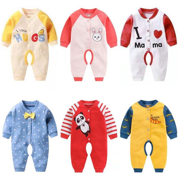 baby pajamas long sleeve babies clothes bodysuits spring and autumn infant boys girls soft cotton born clothing skin-friendly jumpsuits, Blue
baby pajamas long sleeve babies clothes bodysuits spring and autumn infant boys girls soft cotton born clothing skin-friendly jumpsuits, Blue