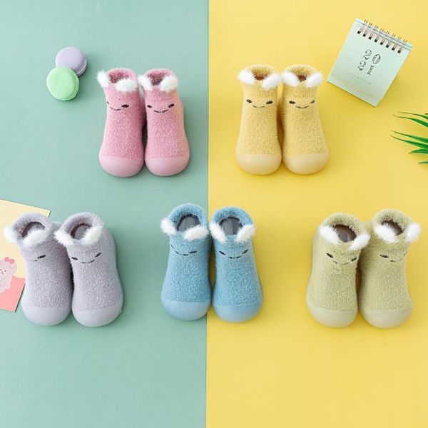 socks autumn winter baby cotton cartoon toddler girls boys breathable children non-slip plus velvet walkers infant shoes, Pink;yellow
socks autumn winter baby cotton cartoon toddler girls boys breathable children non-slip plus velvet walkers infant shoes, Pink;yellow