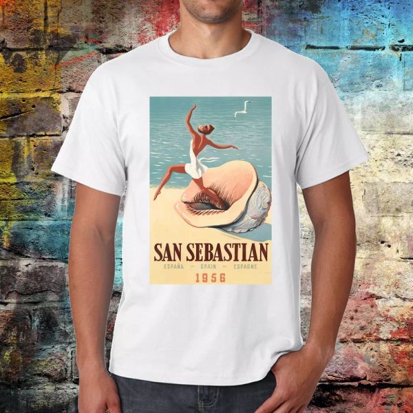san sebastian t-shirt, vintage travel tee, spain tee, beach t-shirt, summer tee, White;black
san sebastian t-shirt, vintage travel tee, spain tee, beach t-shirt, summer tee, White;black