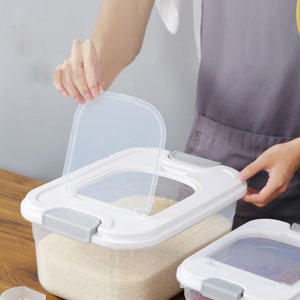 storage bottles & jars 4 size large food box organizer flour grain cereals dry moisture and mildew proof kitchen household container
storage bottles & jars 4 size large food box organizer flour grain cereals dry moisture and mildew proof kitchen household container