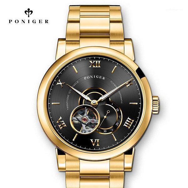 men's watch japan flywheel automatic mechanical watches men skeleton sapphire 50m waterproof clock p683-8 wristwatches, Slivery;brown
men's watch japan flywheel automatic mechanical watches men skeleton sapphire 50m waterproof clock p683-8 wristwatches, Slivery;brown