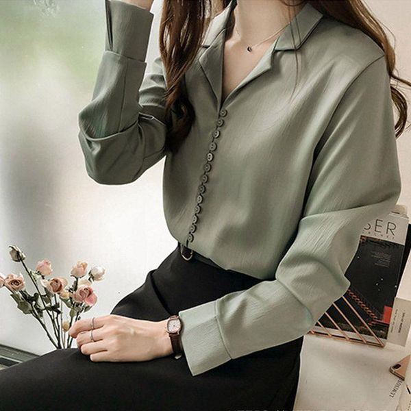 woman's social blouse solid v neck shirt female long sleeve tunic women office career plus size 3xl 4xl women's blouses & shirts, White
woman's social blouse solid v neck shirt female long sleeve tunic women office career plus size 3xl 4xl women's blouses & shirts, White